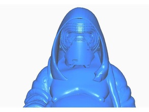 kylo Buda star wars koleksiyonu ren heykeller büstü remix heykel 3d print model - Mito3D