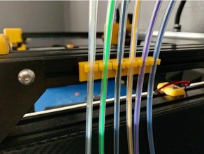 filament collecteur clip Imprimante 3d accessoires 2020 extrusion guide titulaire 3d print model - Mito3D