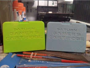 sega saturn gamer's cartridge case video games backup card memory 3d print model - Mito3D