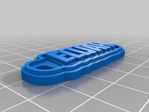 elijah Anahtarlık özelleştirilmiş 3d print model - Mito3D