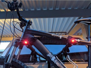 bike rack brake light holders sport & outdoors brakes harbor freight mountain mtb trailer hitch 3d print model - Mito3D