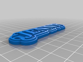 jenny Schlüsselanhänger kundengebundene 3d print model - Mito3D