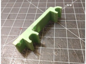 x-axis right side endstop holder prusa i3 remix 3d printer parts 3d print model - Mito3D