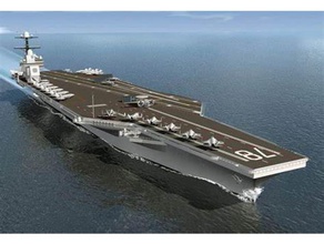uss gerald r ford hobby 3d print model - Mito3D