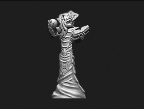 dnd miniature illithid mindflayer monster ver 20 3d printing action figure character display dungeons dragons fantasy mini model static statue strategy game tabletop underdark 3d print model - Mito3D