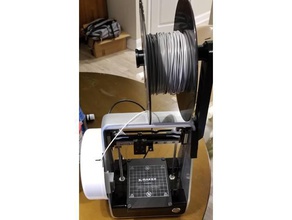 migo 3d printer full-size spool holder parts 3d print model - Mito3D