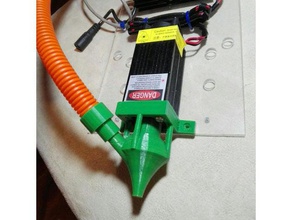 láser de asistencia aire la boquilla 33 × mm diodo vivienda máquinas herramientas el lasercut cortadora grabador 3d print model - Mito3D