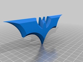 logo de batman sharp version Imprimante 3d accessoires 3d print model - Mito3D