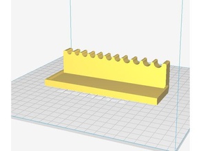 support pour pinceaux Werkzeug-Halterungen & - Boxen 3d print model - Mito3D