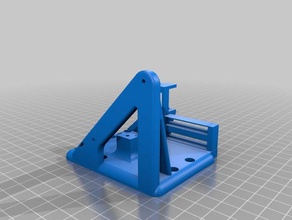 anet a8 bowden monte edin 3d yazıcı ekstruder 3d print model - Mito3D