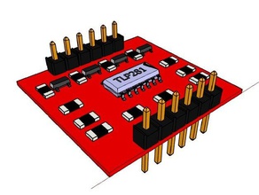 modulo tlp281 l'elettronica accoppiatore ottico 3d print model - Mito3D