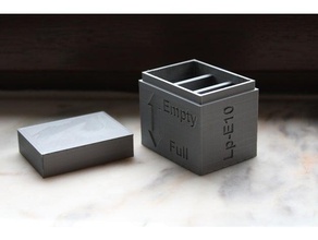 lp-e10 caso da bateria diy baterias a suporte canon eos dslr 3d print model - Mito3D