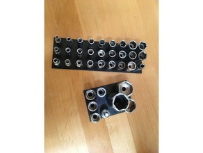 Schraubenschlüssel bit-Kopfteil Werkzeug-Halterungen & - Boxen bit sammeln Kopf 3d print model - Mito3D