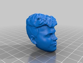 my head marvel legends size people actionfigure bust sculpt toys 3d print model - Mito3D