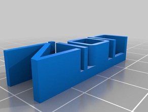zion Namen Skulpturen kundengebundene 3d print model - Mito3D