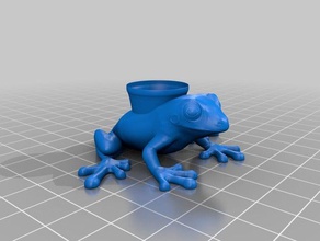 grenouille vase L'impression 3d la 3d print model - Mito3D