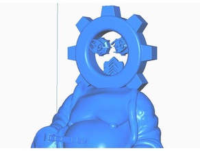buda factorio esculturas jogos remix 3d print model - Mito3D