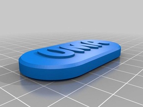 uma placa Haustiere kundengebundene 3d print model - Mito3D
