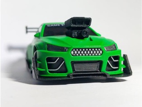 anbauteile r c véhicules kit carrosserie dr ft racer spoiler compresseur de suralimentation 3d print model - Mito3D
