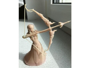 zelda Bogen Licht-Pfeil Skulpturen 3d print model - Mito3D