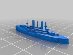 petropavlosk classe bb 1 2400 escala brinquedo & acessórios para jogos battleship pré-dreadnought predreadnought rjw militares russos marinha russa guerra russo-japonesa navio de mar amarelo 3d print model - Mito3D