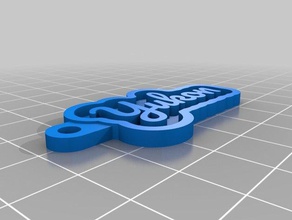 yukon Schlüsselanhänger kundengebundene 3d print model - Mito3D