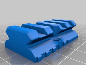rmr cut cover plate picatinny rail sport & outdoors 3d print model - Mito3D