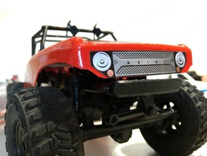 axial scx24 profil bas de pare-chocs avant r c véhicules le 3d print model - Mito3D