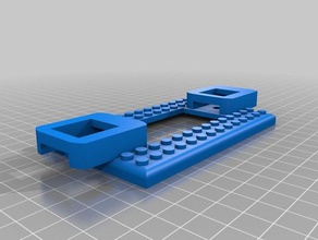 attraente copri-interruttore modulare staffe arredamento 3d print model - Mito3D