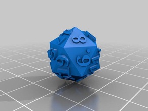 late player dice 3d printing 3d print model - Mito3D