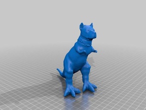 doggosaurus rex animals dinosaur dog 3d print model - Mito3D