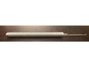 dimple lockpick handle hand tools lockpicking locksport toool 3d print model - Mito3D