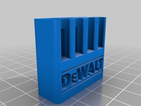 dewalt bit holder 3d printing 3d print model - Mito3D