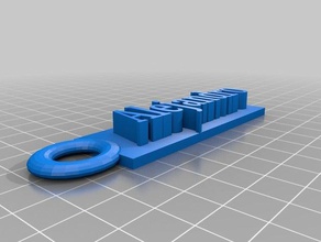 alejandro keychains 3d print model - Mito3D
