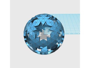 geodesic 6v sphere pattern 2 17 28 math art 3d print model - Mito3D
