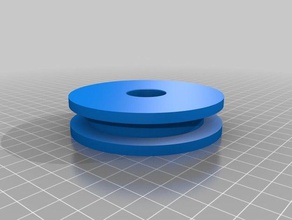 my customized pulley wheel v10 3d printer parts 3d print model - Mito3D