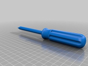 chave de fenda A impressão 3d legal 3d print model - Mito3D