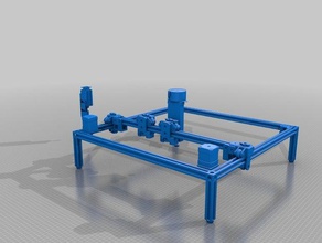 v-king core xy laser small motor design skp file 3d printer parts 3d print model - Mito3D
