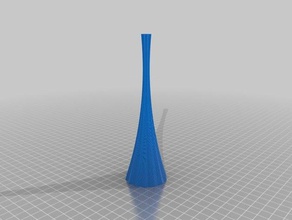 spiral bud vazo dekor özelleştirilmiş 3d print model - Mito3D
