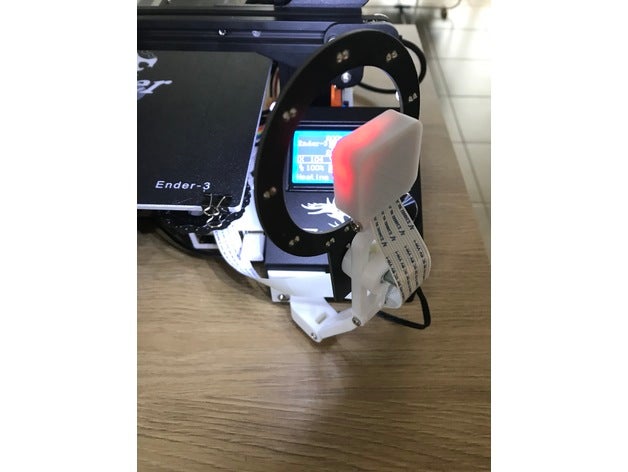3 ahududu pi kamera mount ender 3d yazıcı aksesuarları creality octoprint raspberry 3D print model - Mito3D