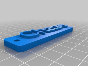 chase segni e loghi su misura 3d print model - Mito3D