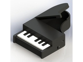 piyano kombinasyon kilidi 3d baskı kombinasyonu kilit model 3d print model - Mito3D