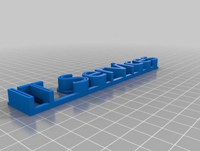 meine angepasste text-Speicher Skulpturen kundengebundene 3d print model - Mito3D