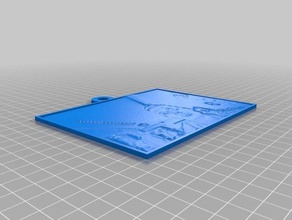 musa 2d sanat özelleştirilmiş 3d print model - Mito3D