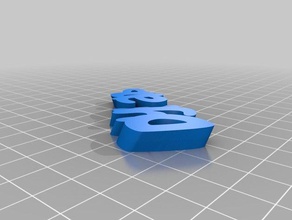 ryley amca Anahtarlık özelleştirilmiş 3d print model - Mito3D