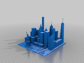 new york city 3d printing 3d print model - Mito3D