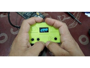 handheld case attiny85 space invaders game games 3d print model - Mito3D