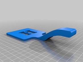 h harf damgalama sanat araçları 3d print model - Mito3D