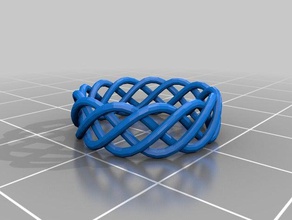 personnalisé anneau de bracelet la couronne chose v2 mode 3d print model - Mito3D