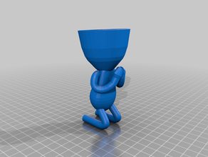 vase en train de prier L'impression 3d robert plant 3d print model - Mito3D